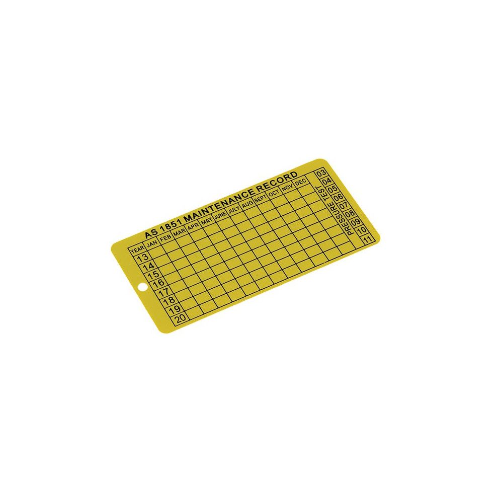 Plastic date tag